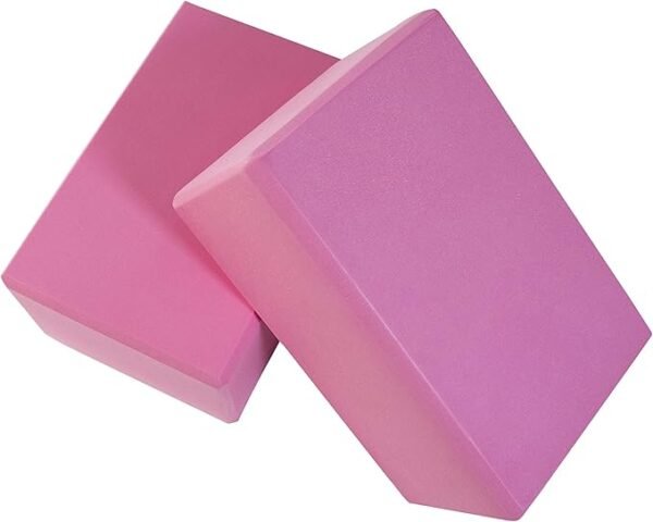Yoga Blocks 2-Pack – High-Density Foam for Stretching and Support